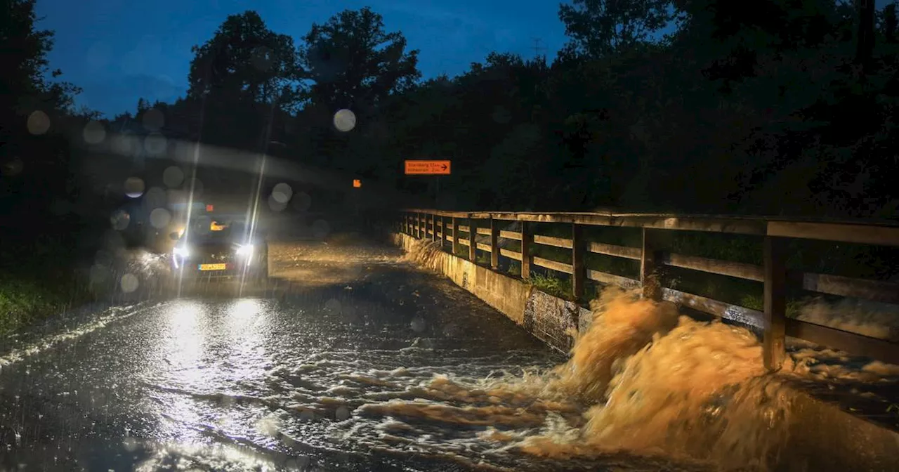 Bayern: Viele Einsätze wegen Unwetter und Starkregen