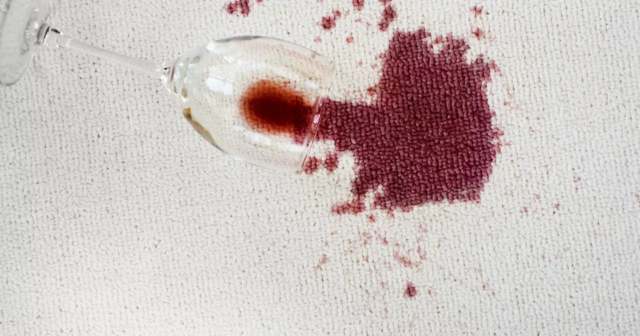 Removing red wine, coffee and oil stains with cheap items you already have