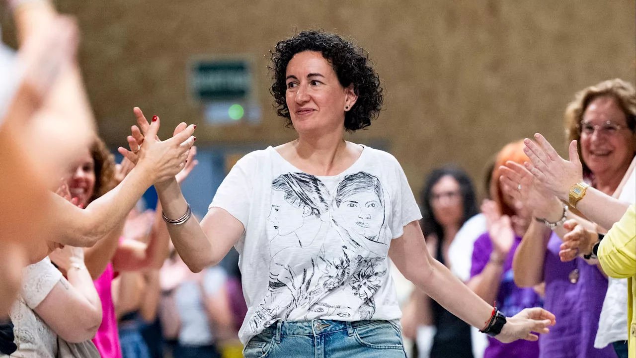 Marta Rovira se reencuentra con la militancia de ERC en un acto con 300 mujeres