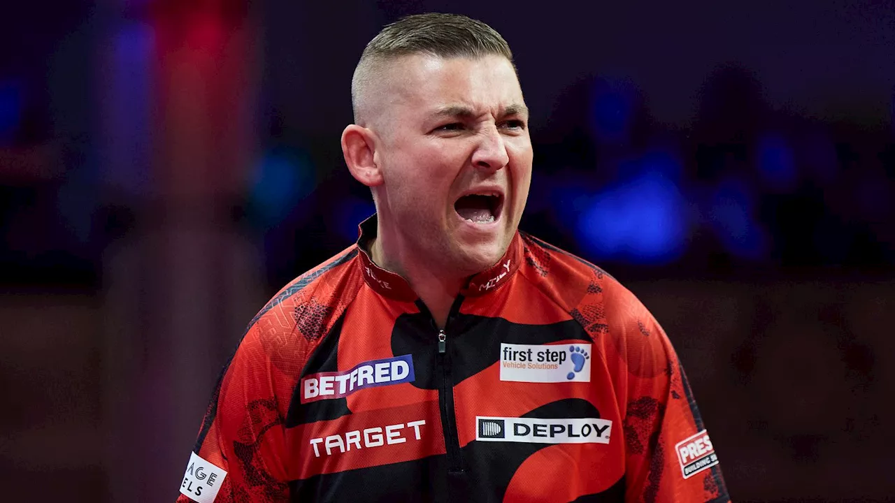 World Matchplay Darts: Nathan Aspinall survives scare as Luke Humphries, Gerwyn Price and Jonny Clayton win