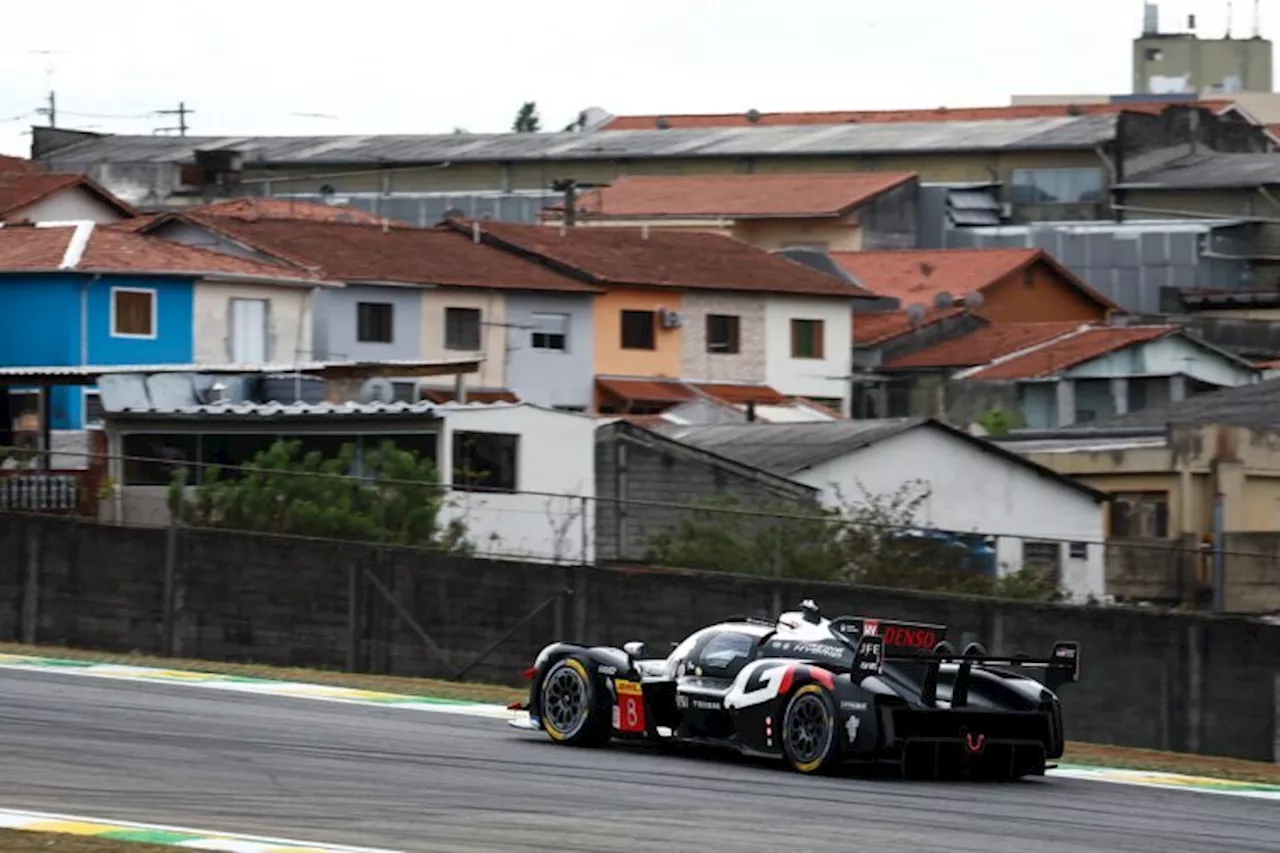 6h Sao Paulo: Toyota-Doppelspitze im zweiten Training