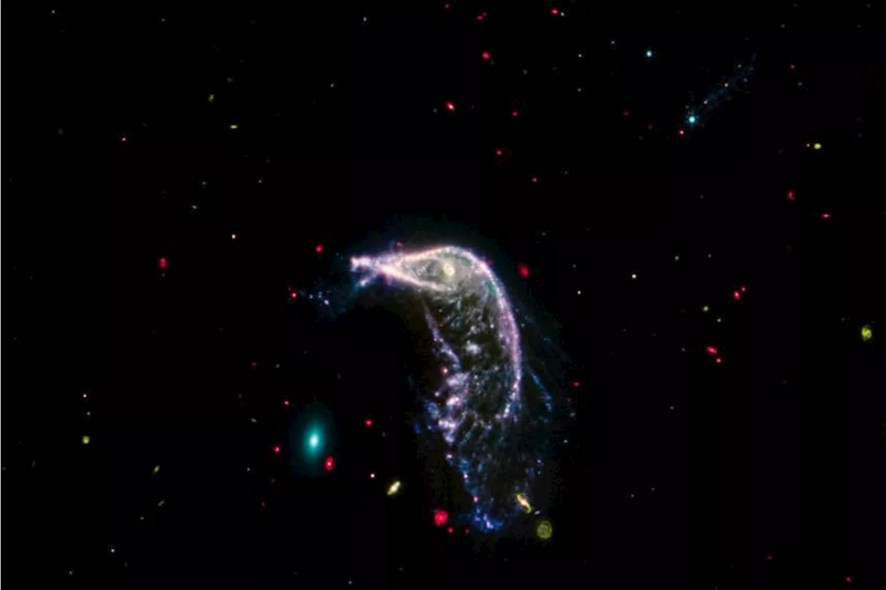 Nasa releases Webb telescope images of a galactic merger