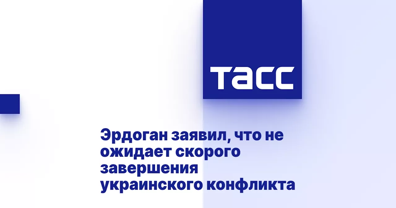 Эрдоган заявил, что не ожидает скорого завершения украинского конфликта