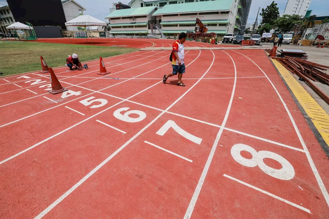 Cebu City mayor refutes 'substandard track oval' claims