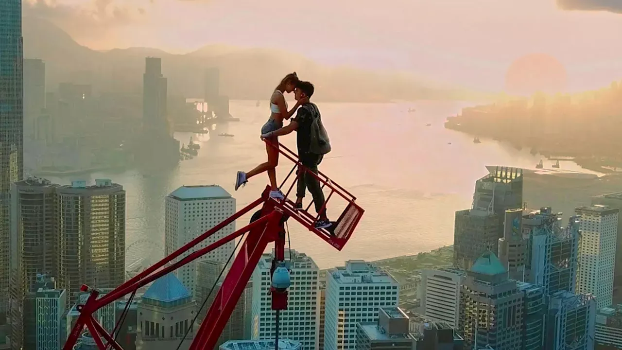 One wrong move & we risk death’, the couple who fell in love scaling world’s skyscrapers without safety har...