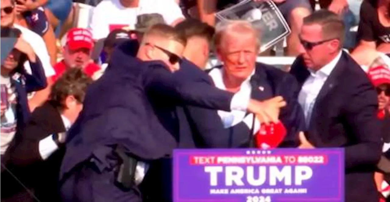 Trump is safe, Secret Service says after shots ring out at rally