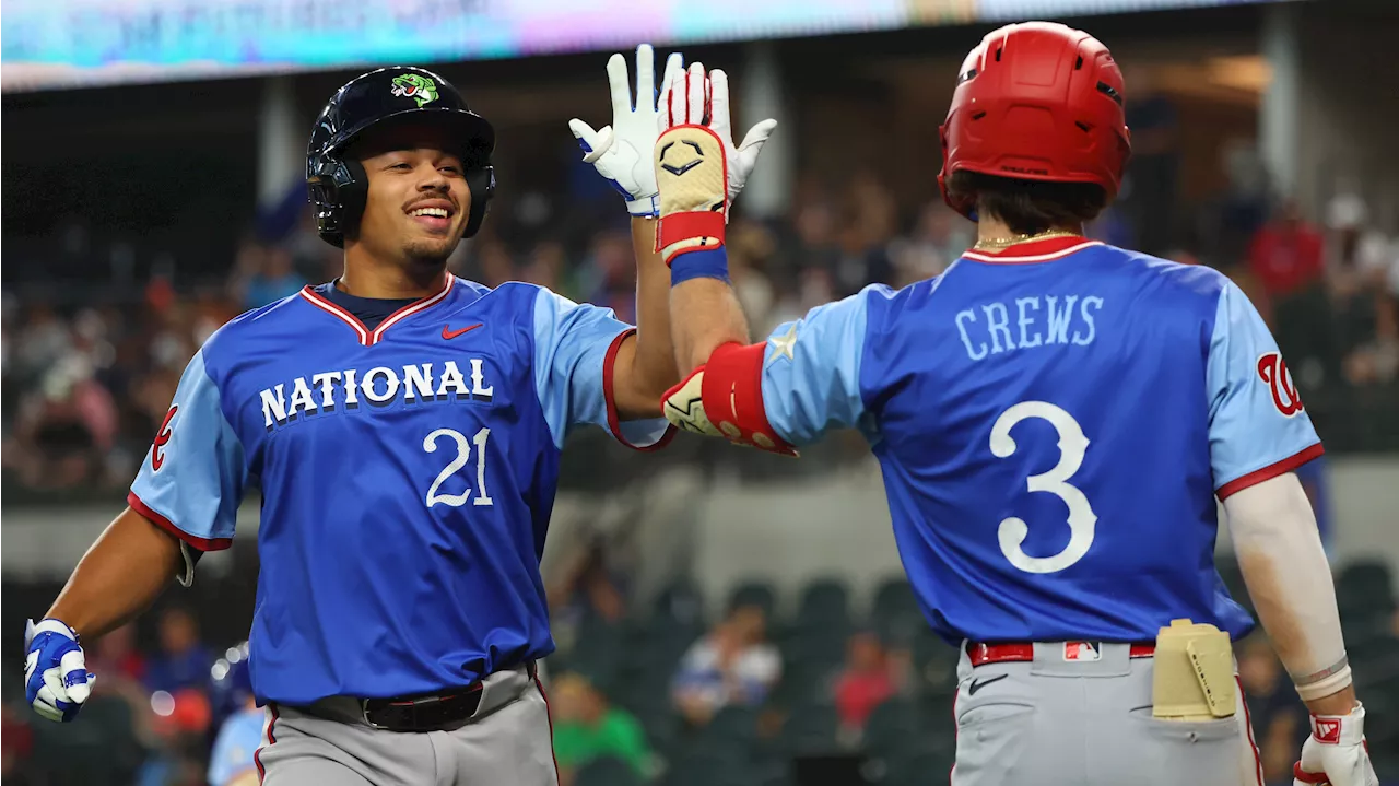 Collier and Baldwin hit 400-foot homers in NL's Futures Game win over AL