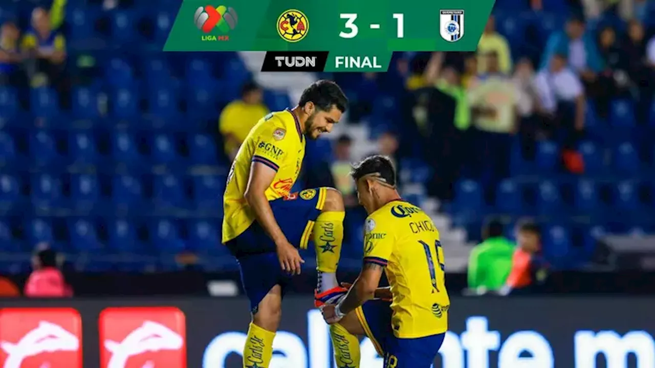 América vence a Querétaro con un Henry Martín histórico y en el regreso de Malagón