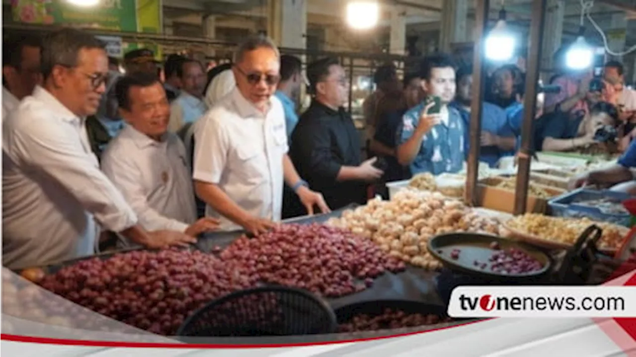 Blusukan ke Pasar Tradisional Talang Banjar, Mendag Zulhas Klaim Harga Bahan Pokok di Kota Jambi Stabil