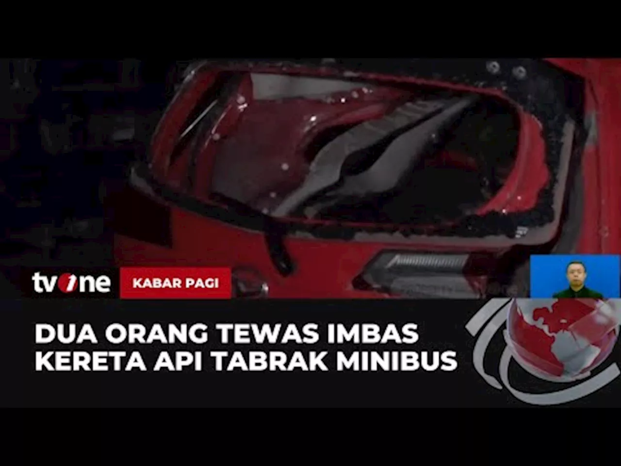 Insiden Kereta Api Tabrak Minibus Terjadi di Sumut, Dua Orang Tewas