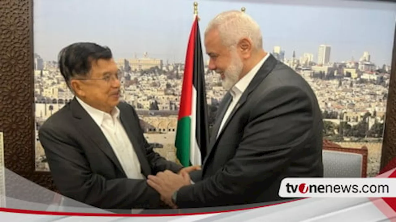 JK Bertemu Petinggi Hamas Ismail Haniyeh di Doha, Bahas Kondisi Terkini Palestina