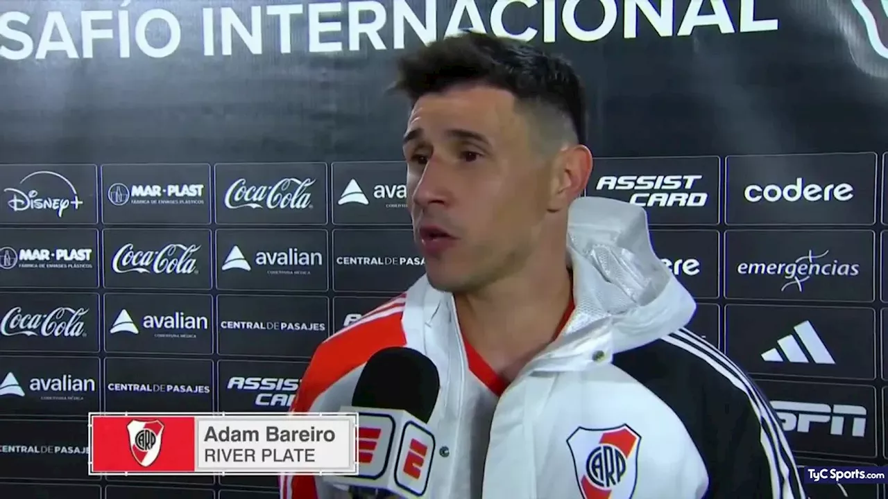 Bareiro y su palabra tras debutar con River en el Monumental