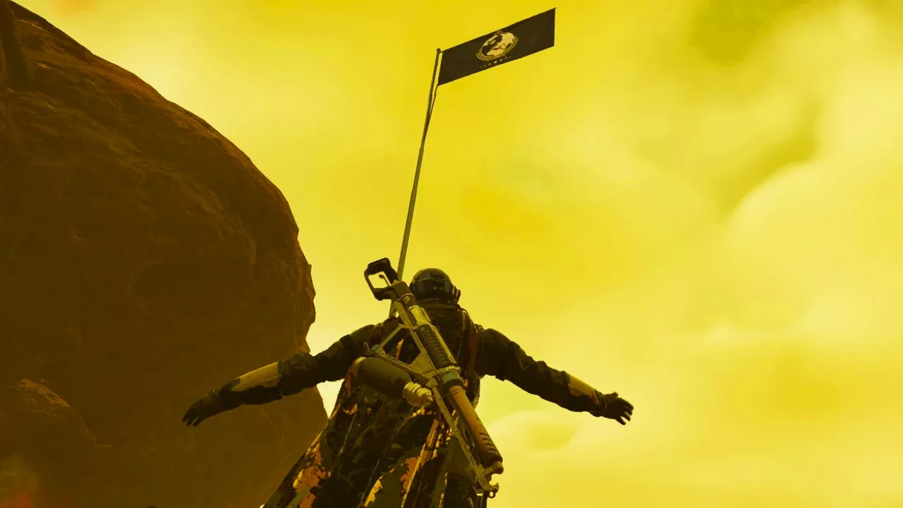 “Let me carry the flag you coward” Helldivers 2 players want to bring democracy to every mission