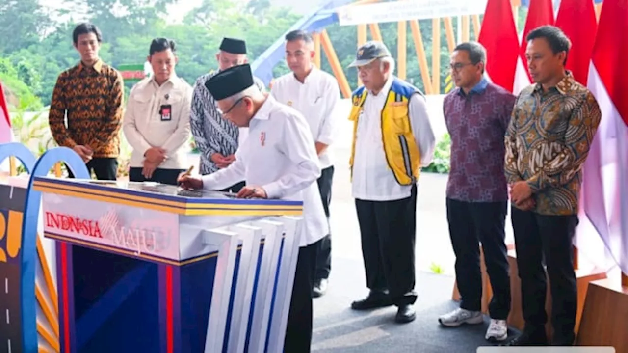 Ma'ruf Amin Resmikan Jalan Tol Cibitung-Cilincing, Kini Akses Lebih Mudah dan Cepat