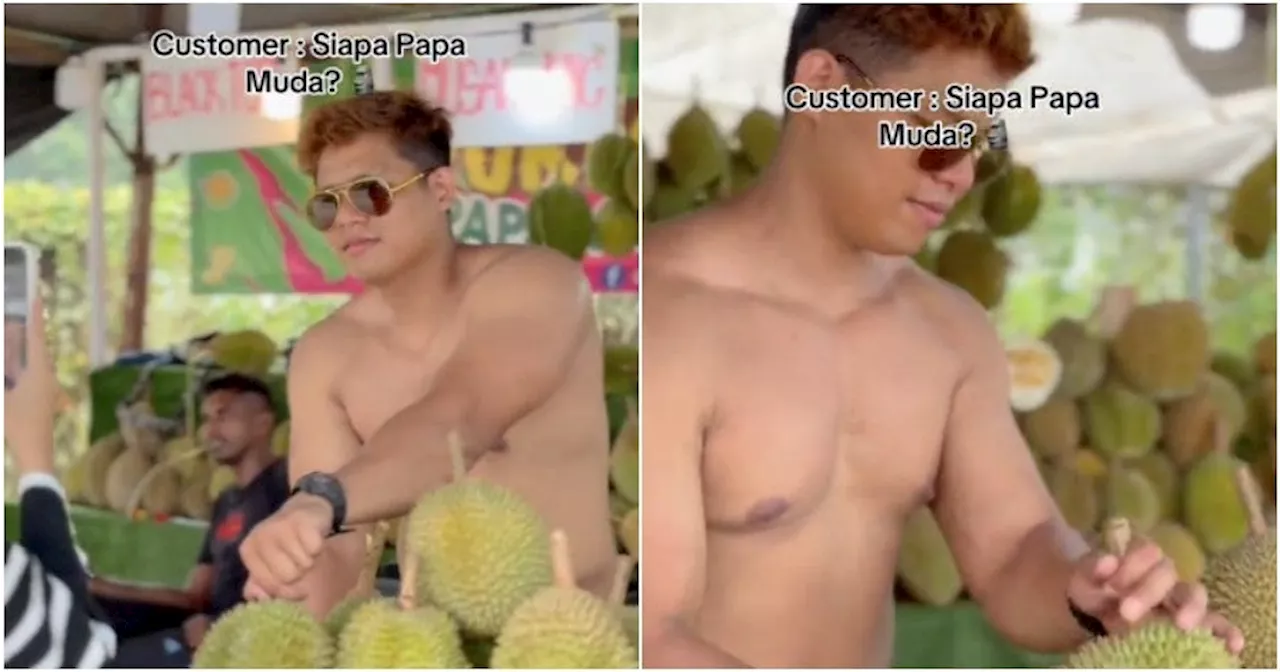  Viral Shirtless Durian Sellers in Kajang Say They Took Off Shirts Due to Hot Weather