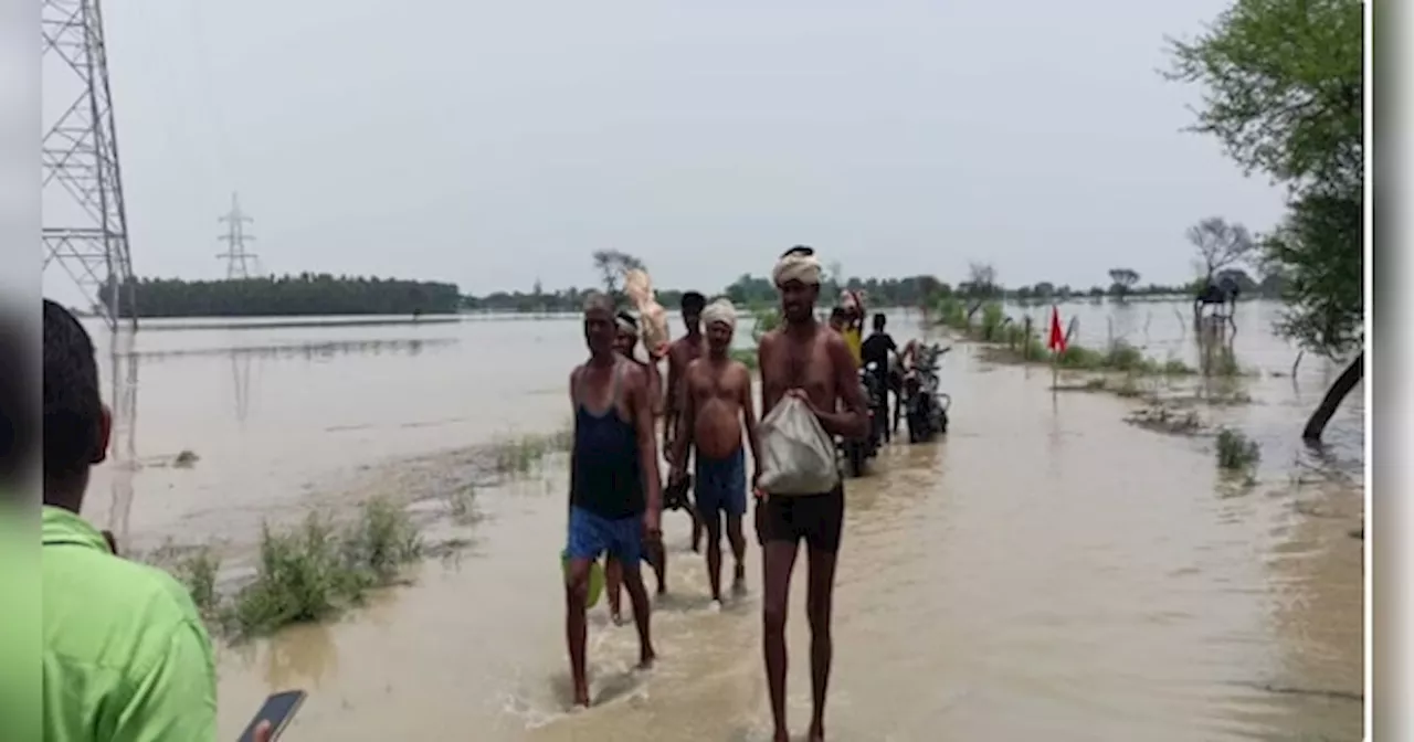 गंगा उफान पर, कानपुर प्रयागराज समेत यूपी के क ई जिलों में बाढ़ का खतरा मंडराया