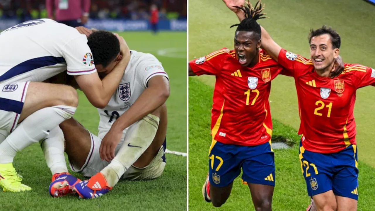 England’s six decades of hurt continues after late heartbreak against Spain in Euros final