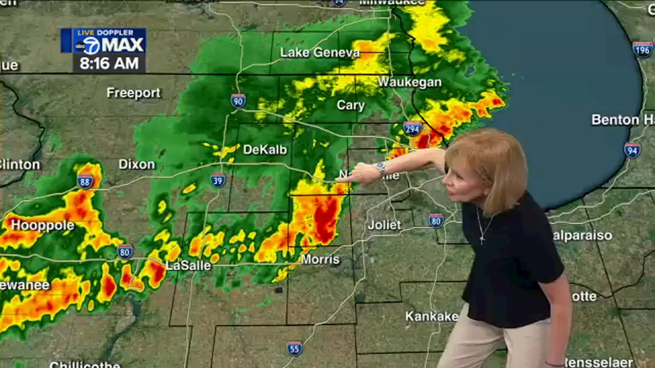 Chicago weather: Severe storms moving across area, bringing high winds and heavy rain