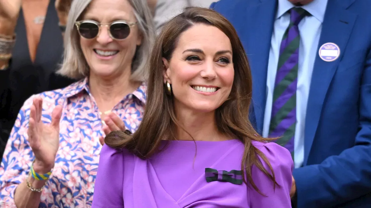 Princess of Wales Kate Middleton attends Wimbledon men's final amid on