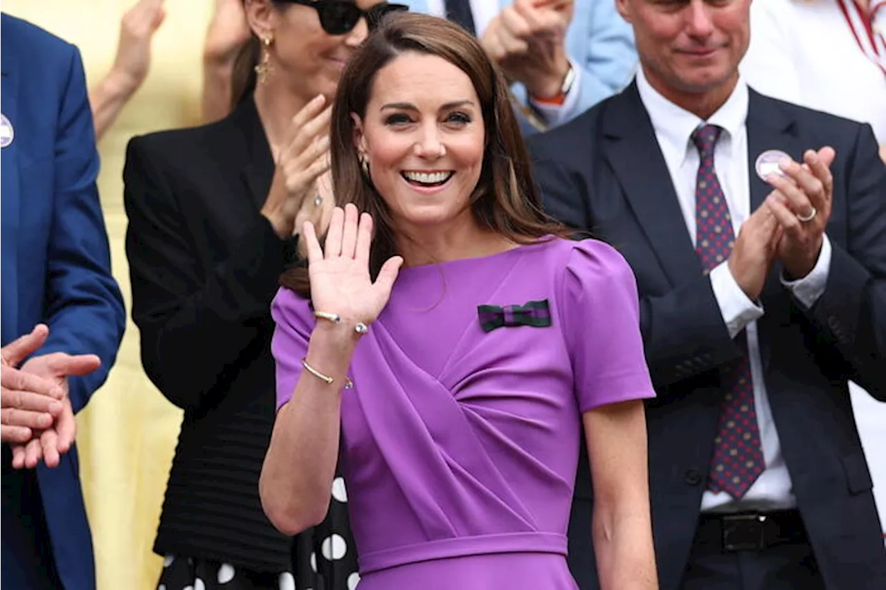 Kate a Wimbledon per la finale con la figlia Charlotte