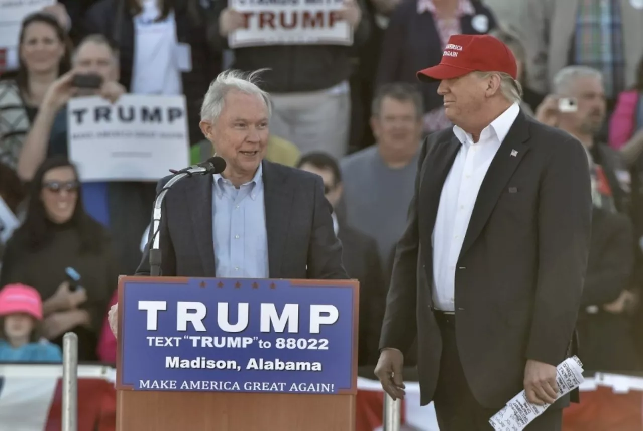 Jeff Sessions, once mocked by Trump, says rally shooting won’t stop the ‘powerful leader’