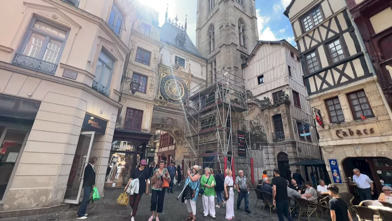 Rouen: après des dégradations liées à des insectes parasites, des travaux menés au Gros-Horloge