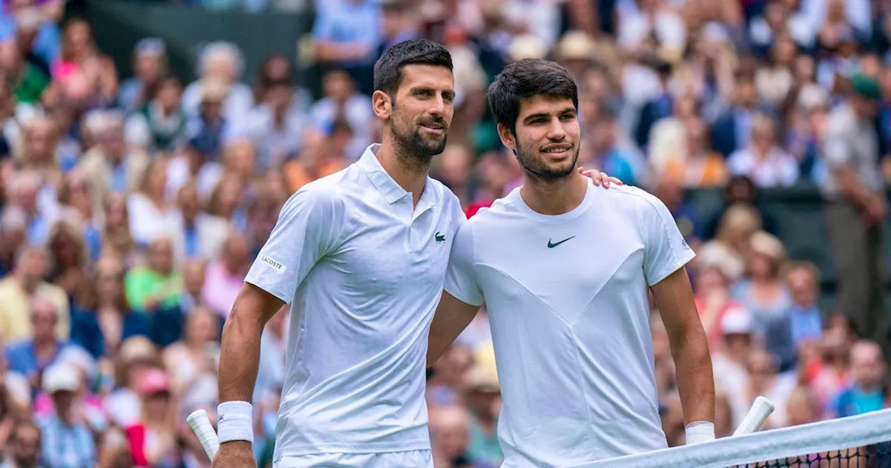 Alcaraz führt gegen Djokovic mit Doppel-Break