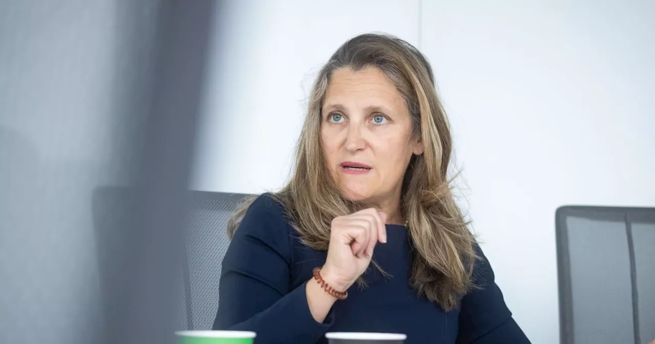 Canada’s Freeland Hints at Broader Trade Action Against China