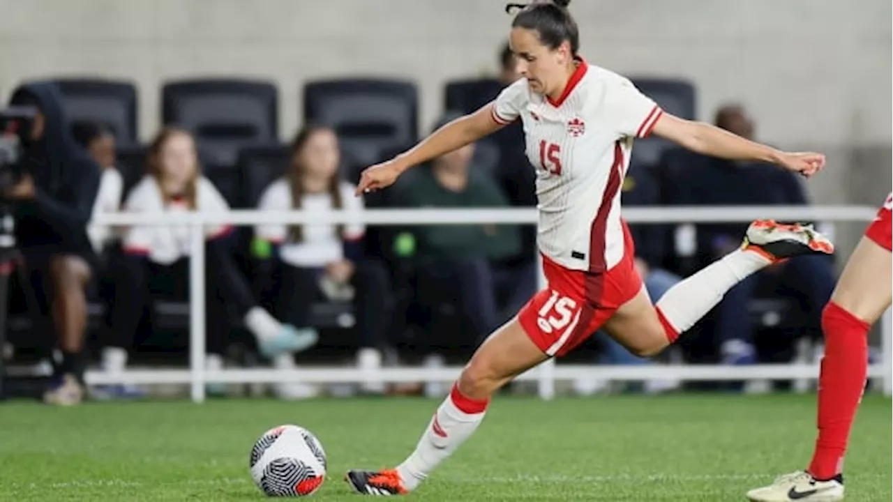 Canadian women defeat Australia in Olympic soccer exhibition