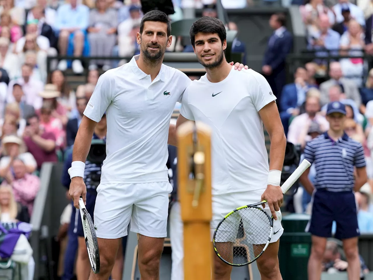 Wimbledon, la final: Carlos Alcaraz se mide ante Novak Djokovic, con la reaparición de la princesa Kate Middleton