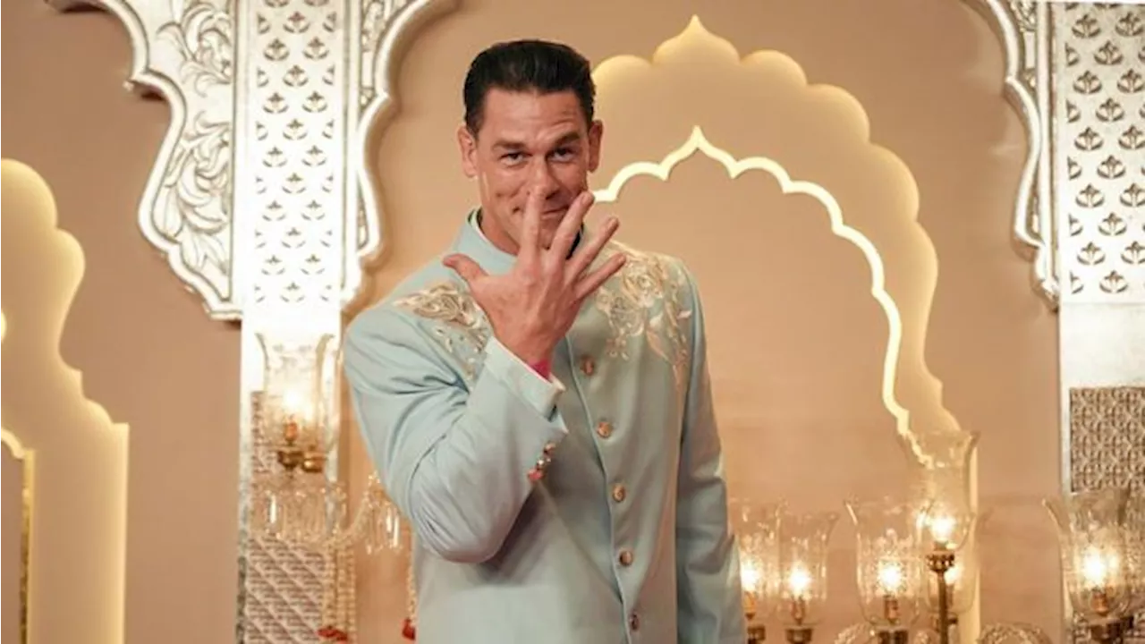 Gaya Tony Blaire-John Cena Hadir di Pernikahan Anak Crazy Rich India