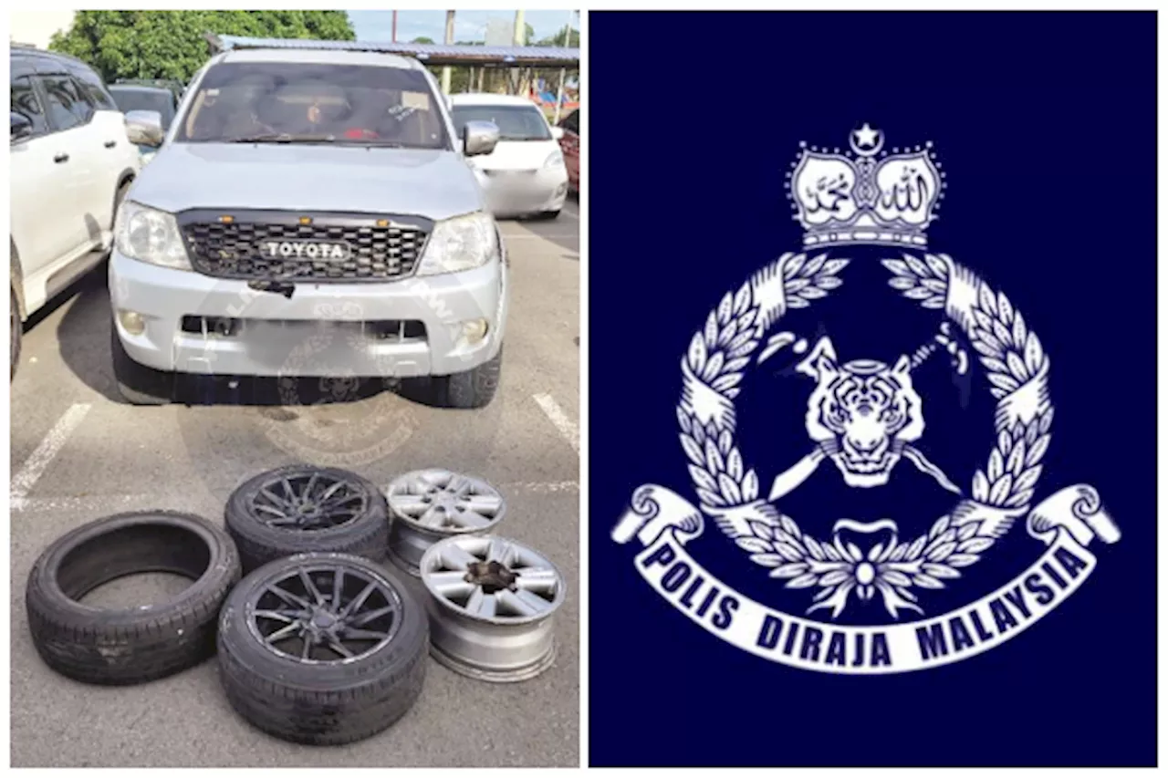 Tawau cops bust gang stealing vehicle parts