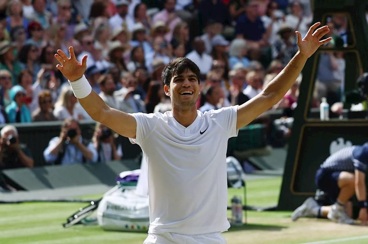 Dominant Alcaraz blows away Djokovic to retain Wimbledon title