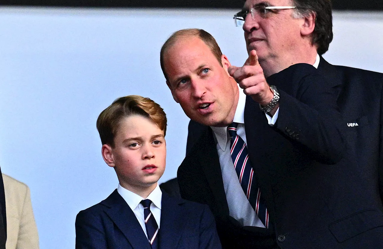 Le Prince George et le prince William : loin de Kate Middleton, un moment père-fils pour soutenir l'Angleterre à l'Euro de football