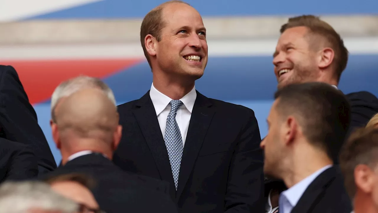 Prince William arrives at Euros 2024 final with Prince George