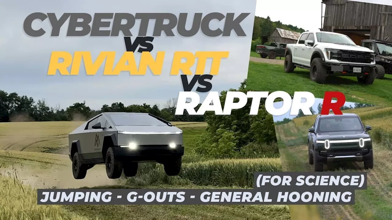 Tesla Cybertruck, Rivian R1T Catch Crazy Air, But Which Is Best?