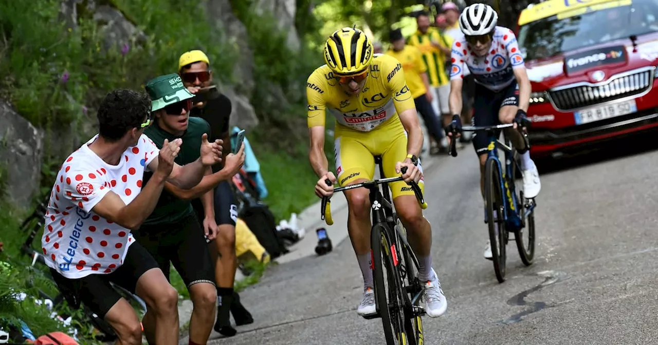 Tour de France: Pogacar pounces again to deflate Vingegaard in Pyrenees