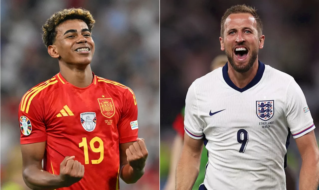 Final da Eurocopa opõe o melhor futebol, da Espanha, à efetividade da Inglaterra