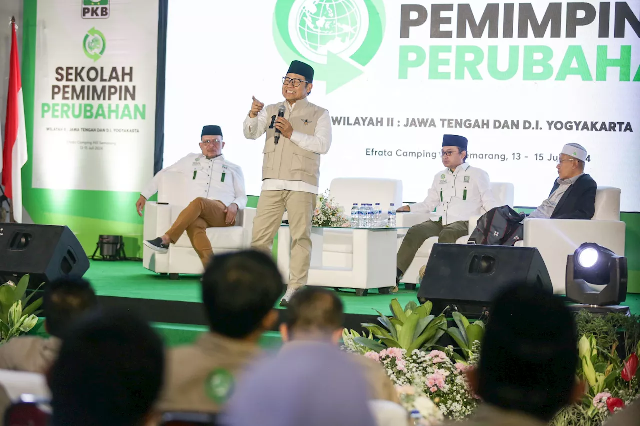 Buka Sekolah Pemimpin Perubahan, Gus Imin: PKB Partai Paling Murah Biaya Pileg 2024