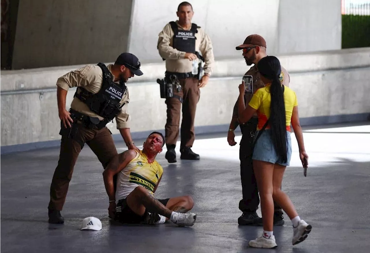 Colombianos invadem estádio da final da Copa América; veja imagens e detenções