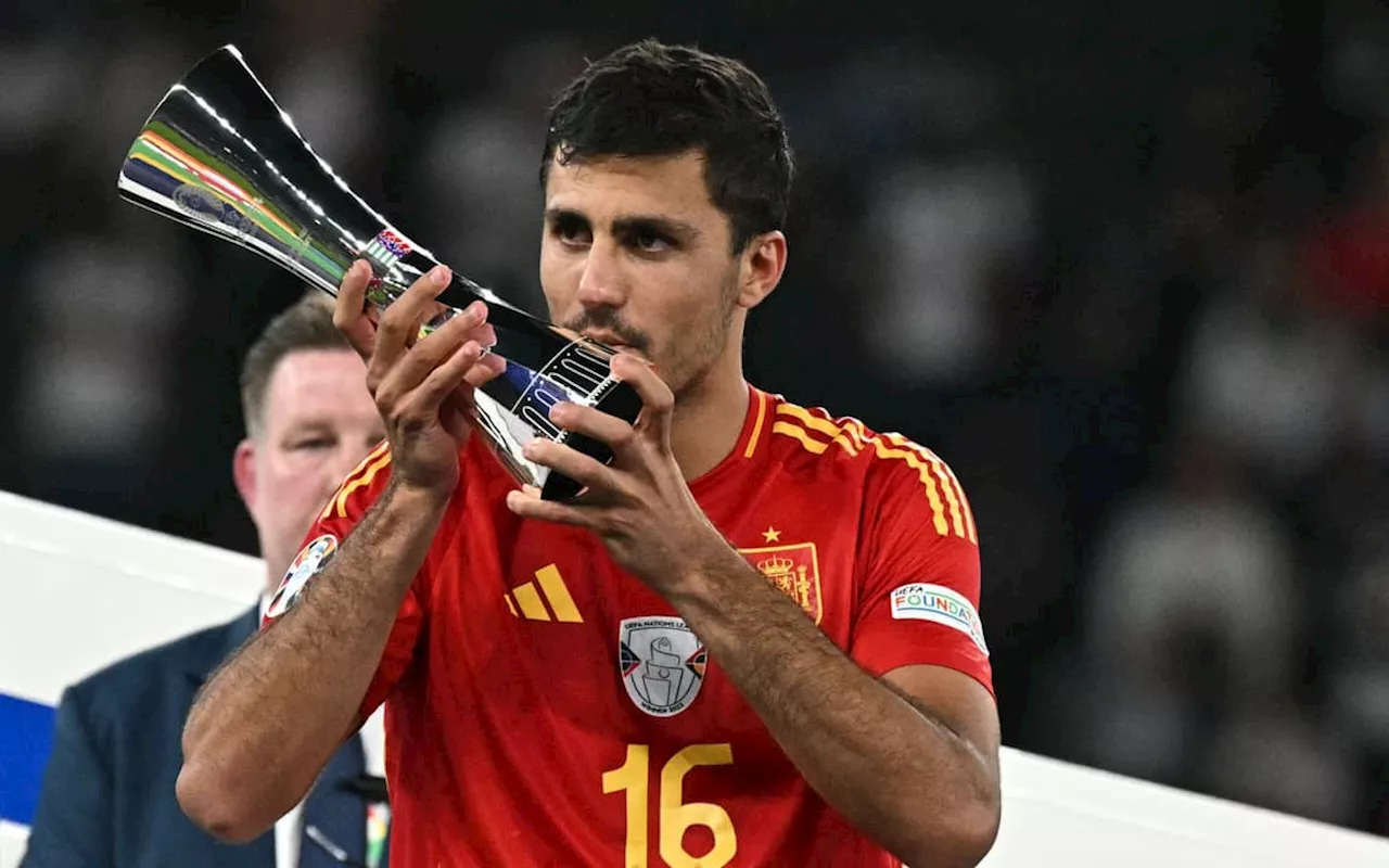 Rodri é eleito melhor jogador da Eurocopa