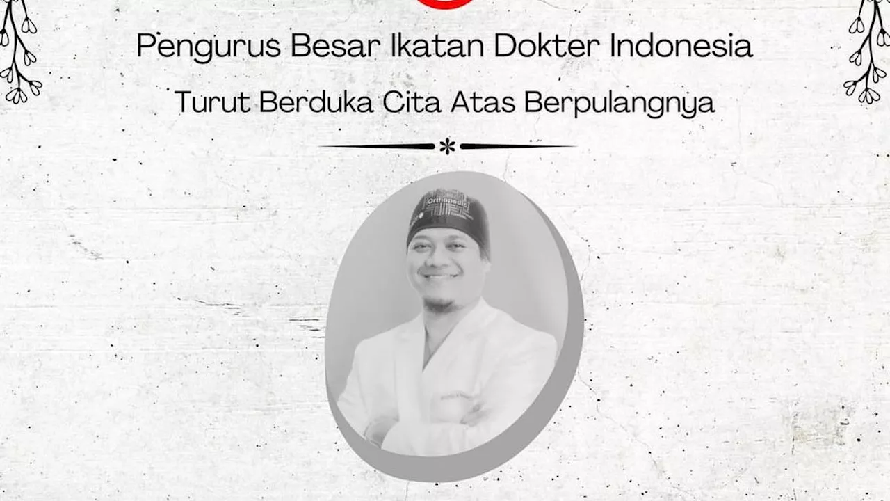 PB IDI Ucapkan Duka Cita dan Beri Lencana Karya Bakti untuk Dr Helmiyadi, Hormati Pengabdian Para Dokter