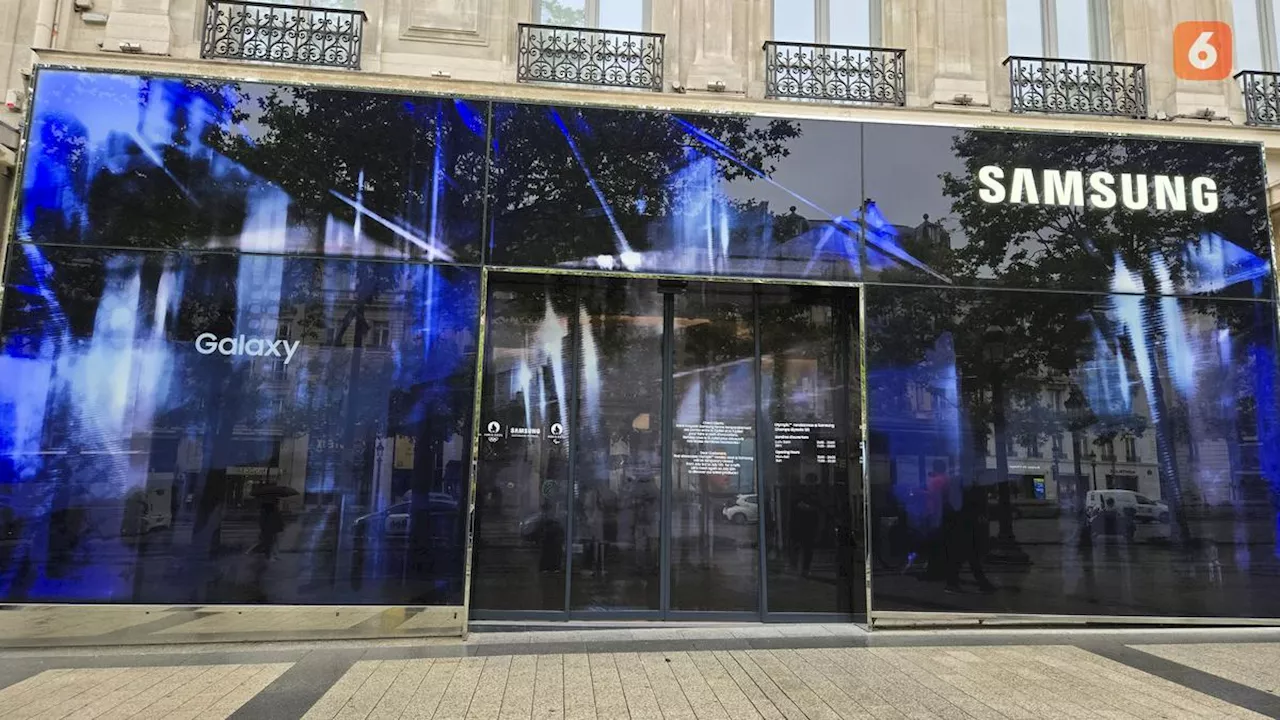 Seru! Samsung Sulap Toko di Champ Elysees Paris Jadi Ruang Experience Sambut Olimpiade 2024