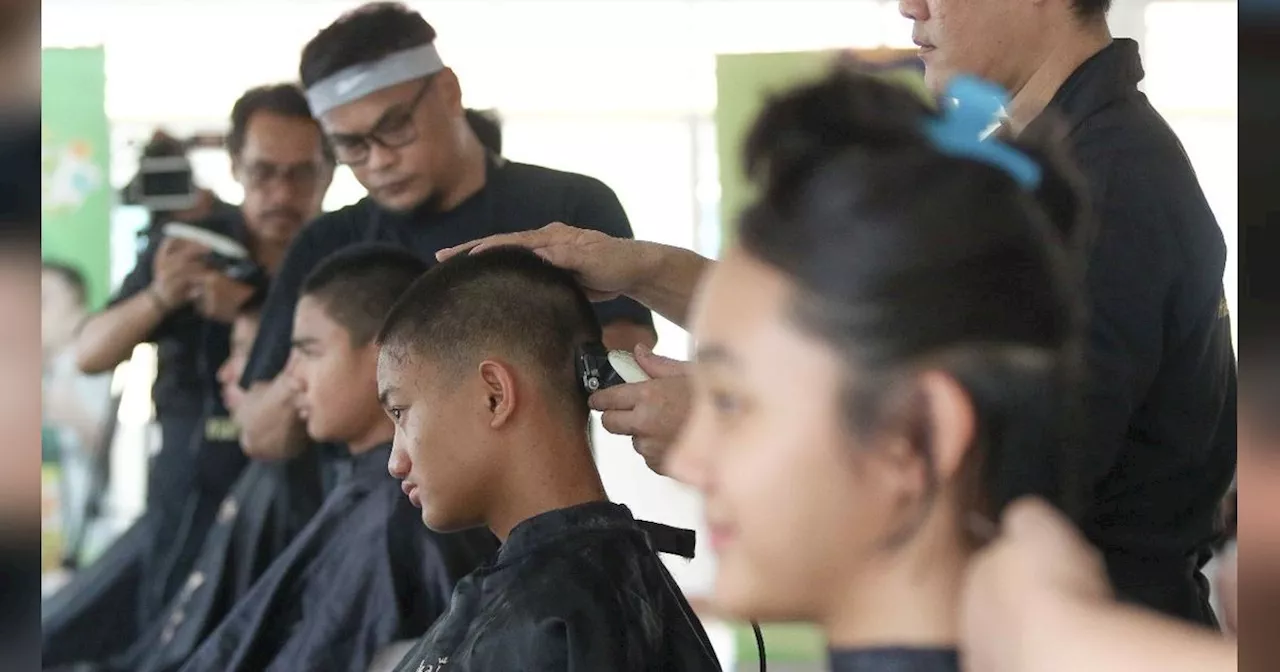 FOTO: Intip Prosesi Potong Rambut Anggota Paskibraka Jelang Upacara HUT RI di IKN Nusantara