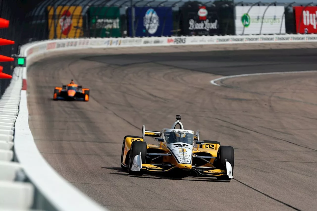 IndyCar Iowa: McLaughlin beats O’Ward, Palou stalls then wrecks