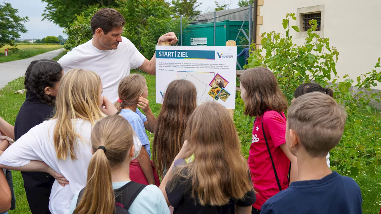 Neuer Naturlehrpfad in Vösendorf ist eröffnet