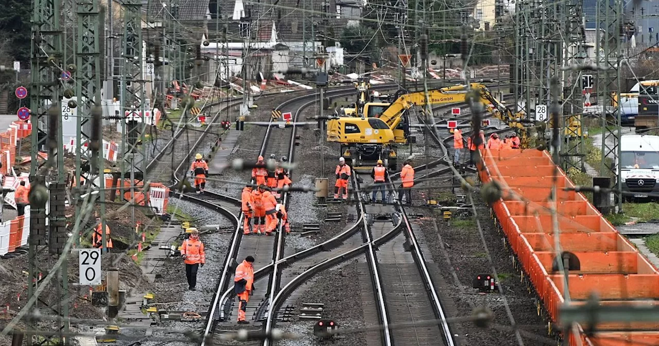 Bahn sperrt Strecke Frankfurt-Mannheim für Generalsanierung