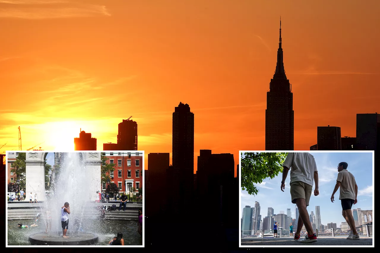 NYC real-feel temps could hit 110 degrees this week: 'Very steamy kind of sticky air'