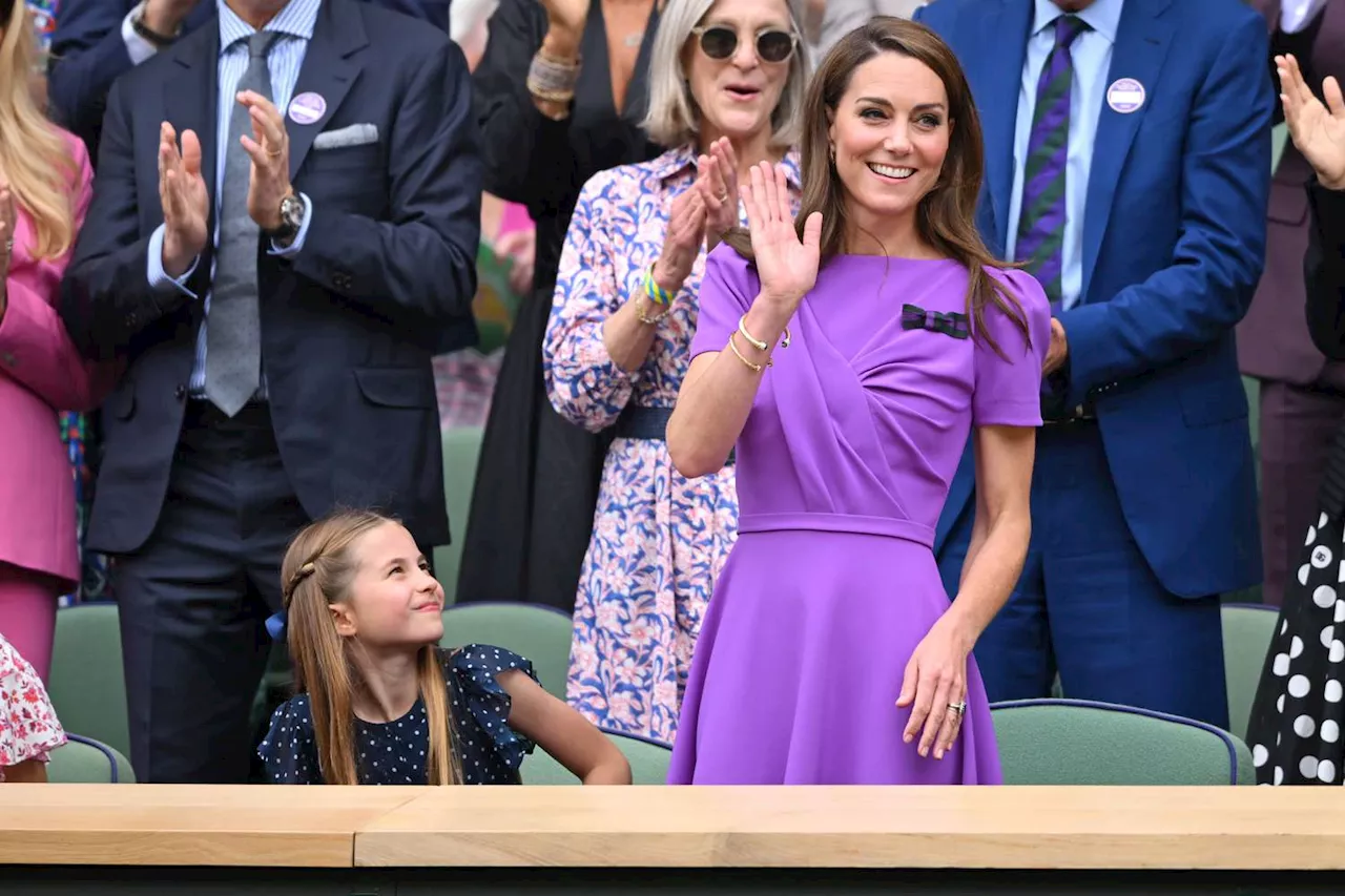 Princess Charlotte Reacts as Mom Kate Middleton Receives Standing Ovation at Wimbledon: See the Emotional Photo