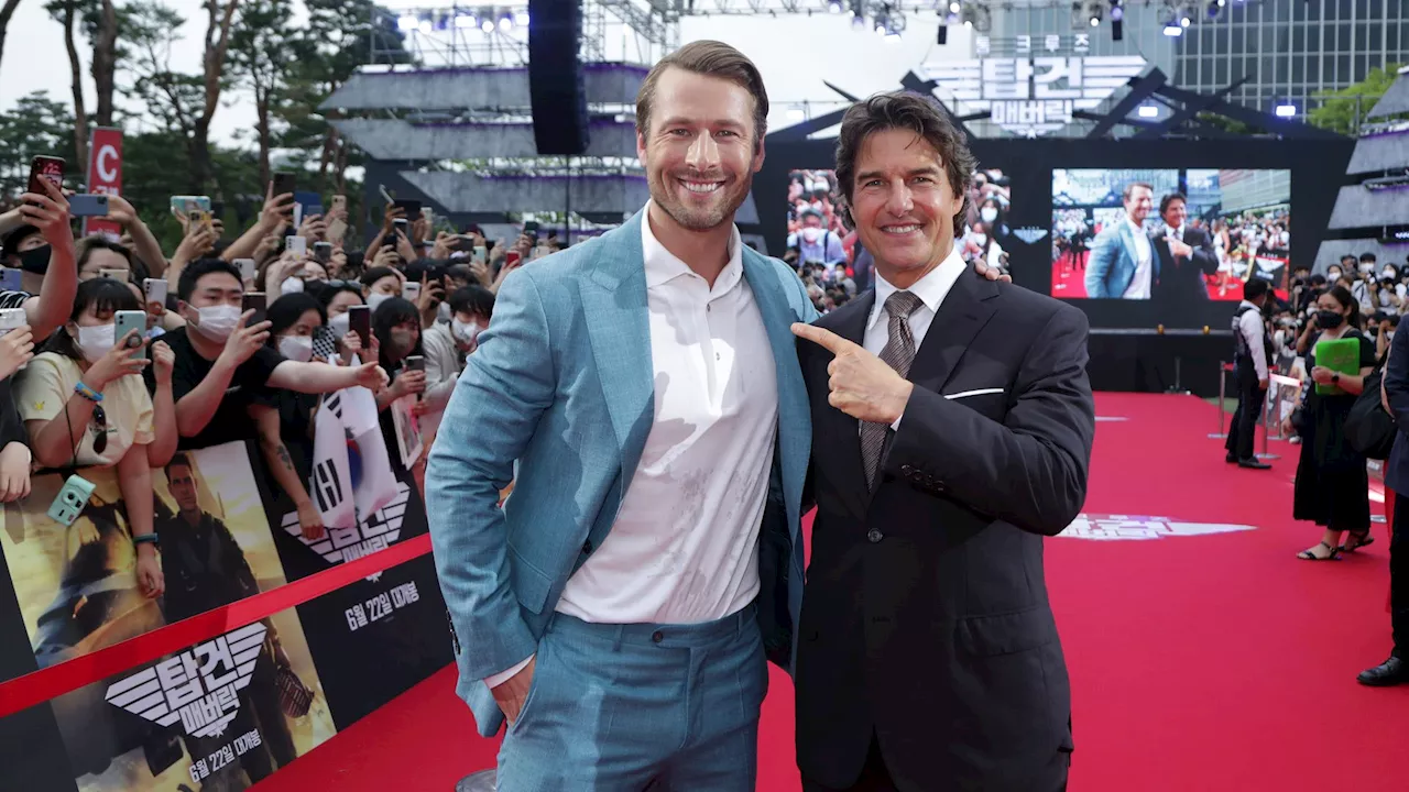 'Großartiger Mentor': Glen Powell schwärmt von Tom Cruise